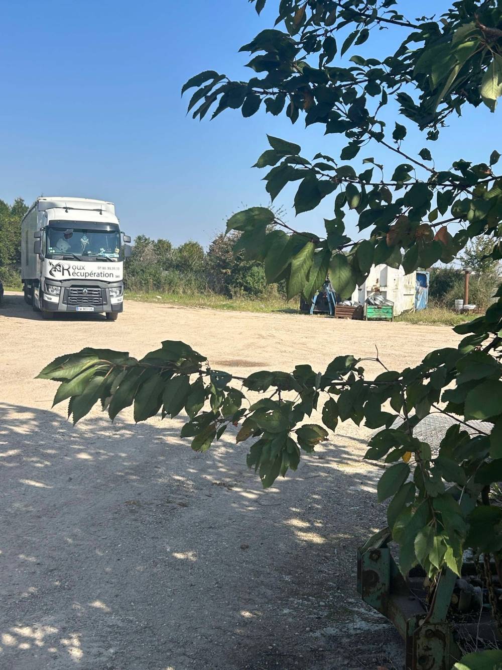 camion feuille