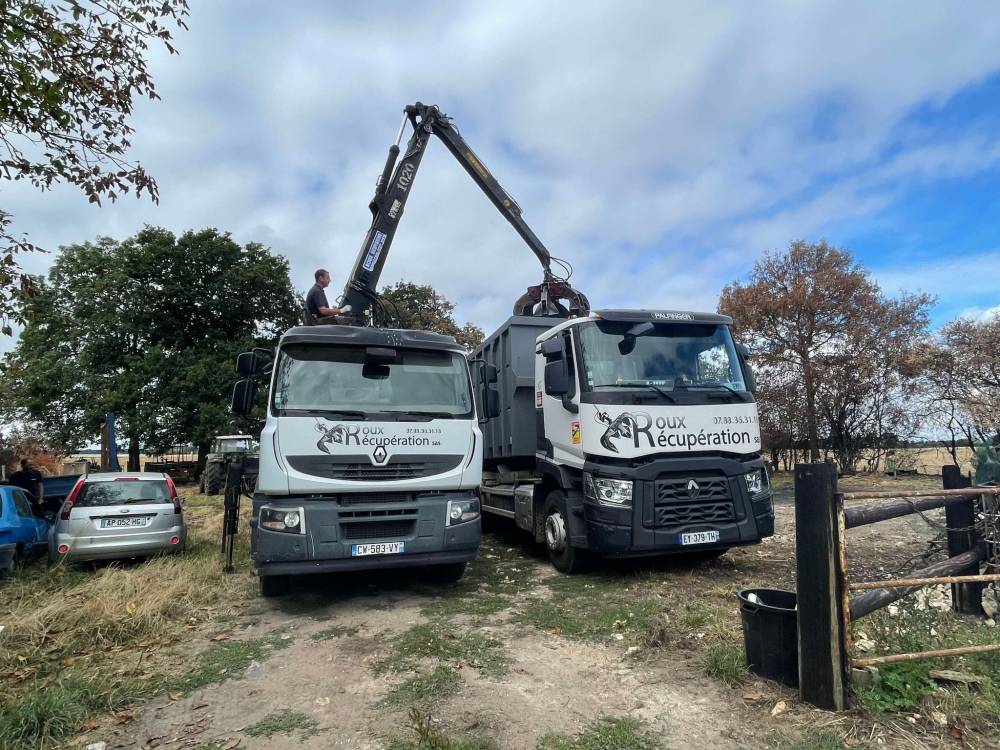 chargement camion