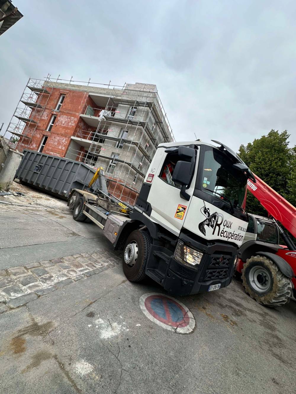 chantier benne